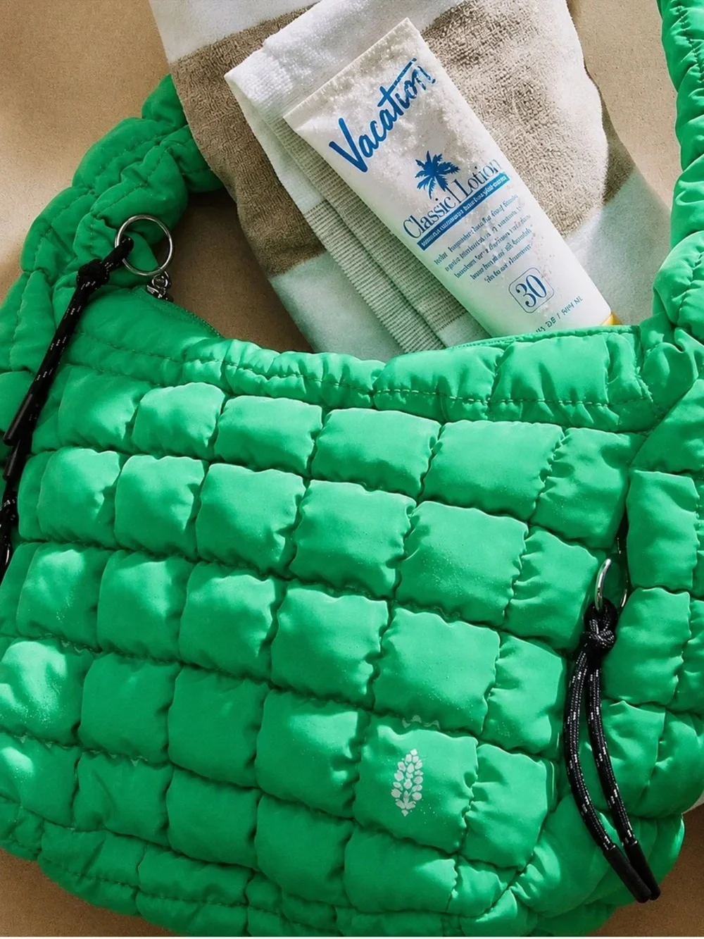 Free people kelly green carryall